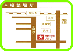 県民情報プラザの地図の画像